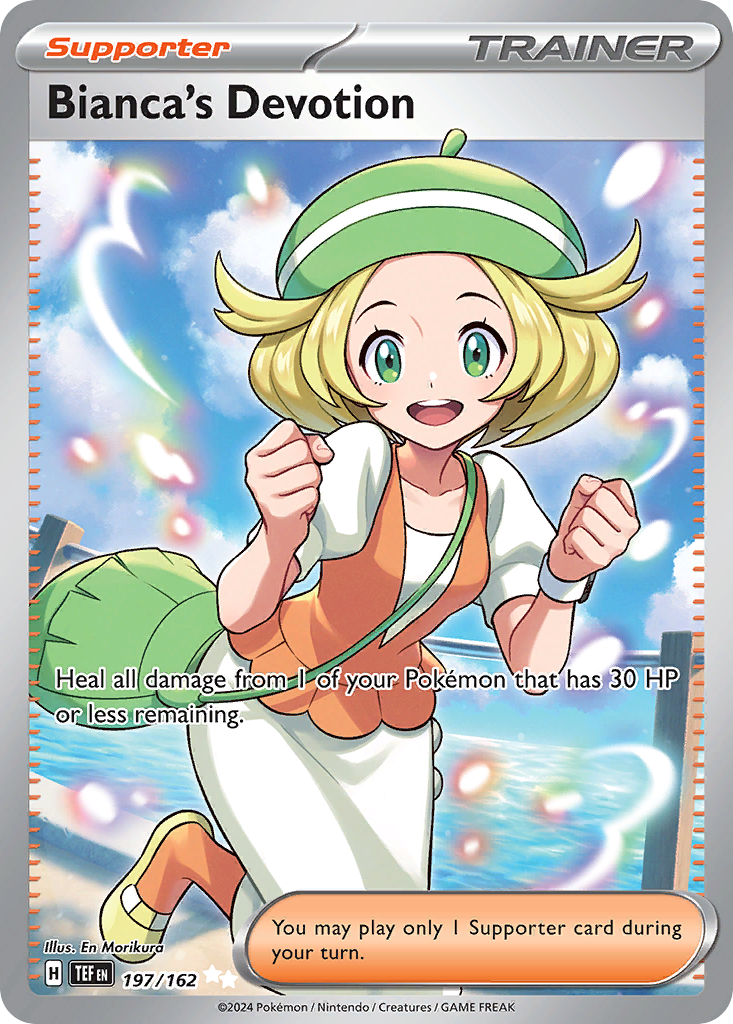 Bianca's Devotion - 197/162 Temporal Forces Ultra Rare Holo Pokemon - NM