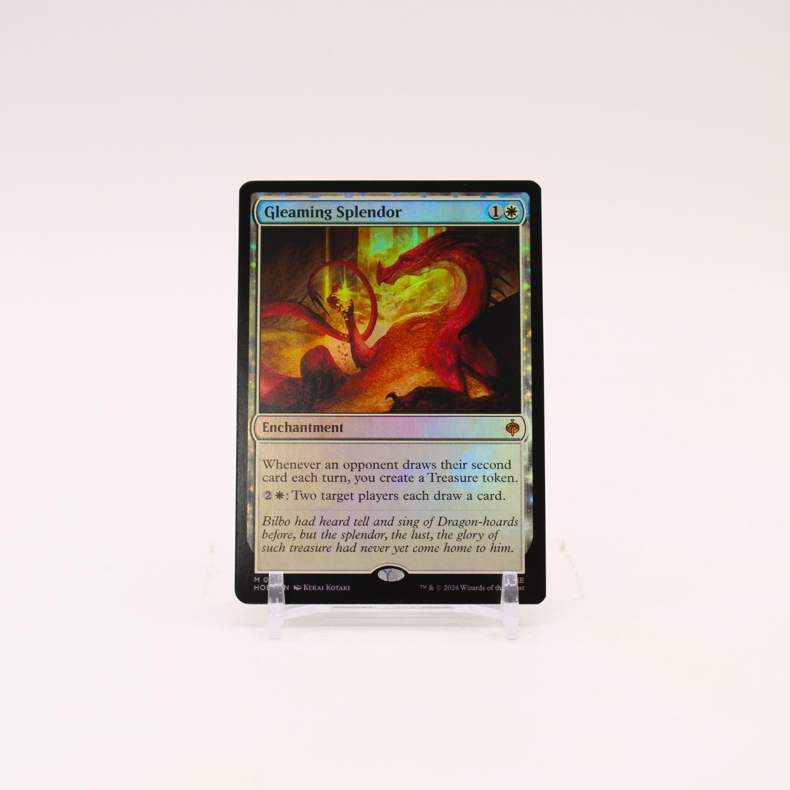 Gleaming Splendor - 15 The Hobbit Foil Mythic Magic - NM