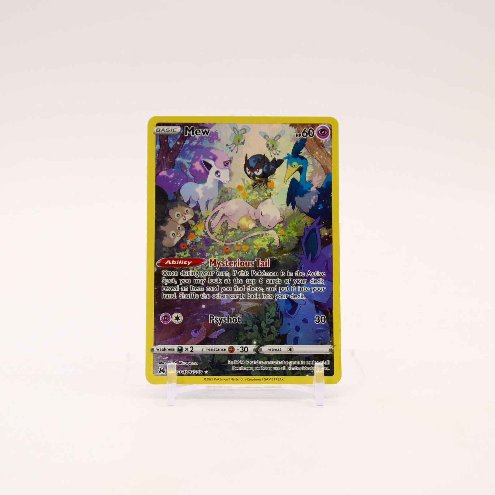 Mew - GG10/GG70 Crown Zenith Galarian Gallery Holo Pokemon - LP