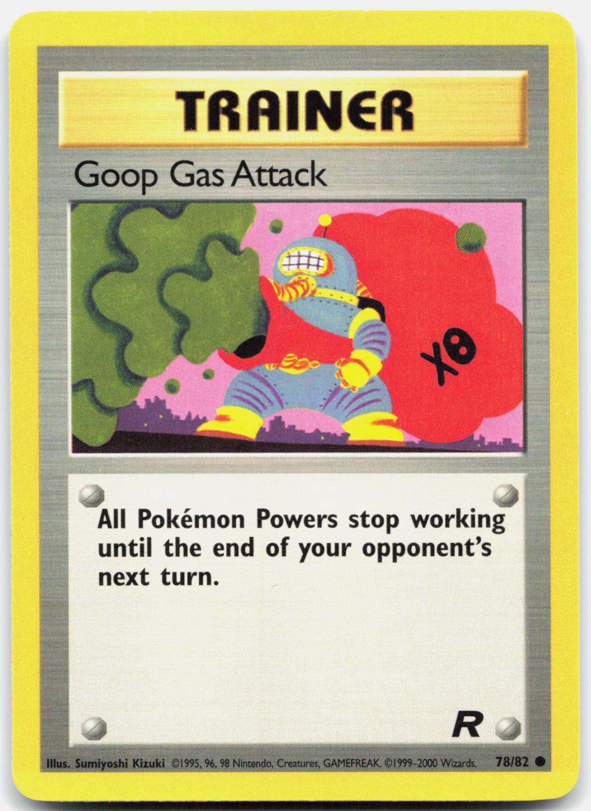 Goop Gas Attack - 78/82 Team Rocket Common Unlimited Pokemon - NM