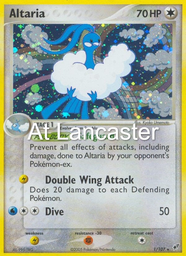 Altaria - 1/107 Deoxys Rare Pokemon - LP/MP (Lanc)