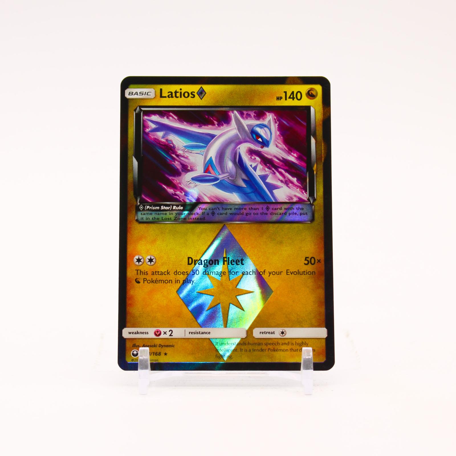 Latios - 108/168 Celestial Storm Holo Prism Star Rare Pokemon - NM/LP