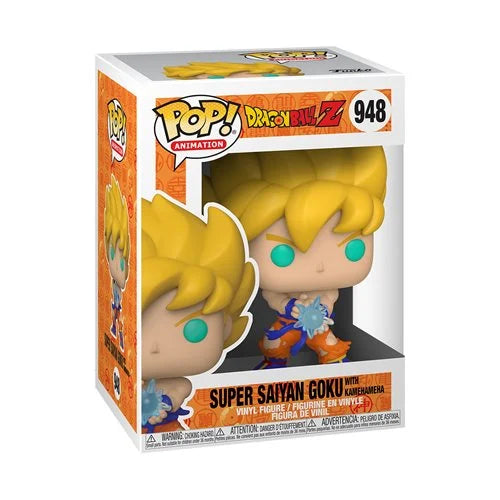 Funko Pop - Dragon Ball Z Vinyl Figure - Super Saiyan Goku Kamehameha Wave 948