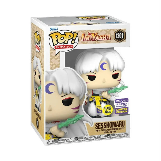 Funko POP - Inuyasha Vinyl Figure - Sesshomaru Glow 1301 2023 Summer Con