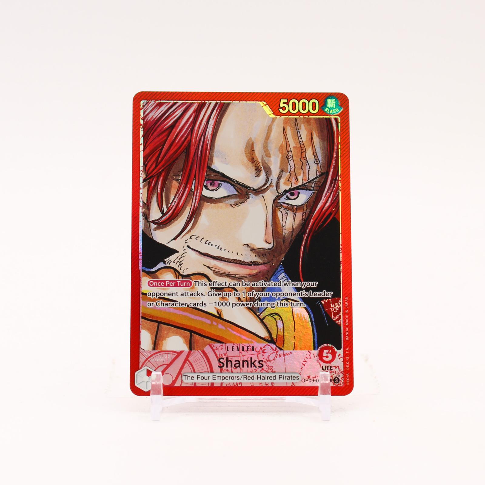 Shanks Parallel - OP09-001 Emperors in the New World Foil L One Piece - NM