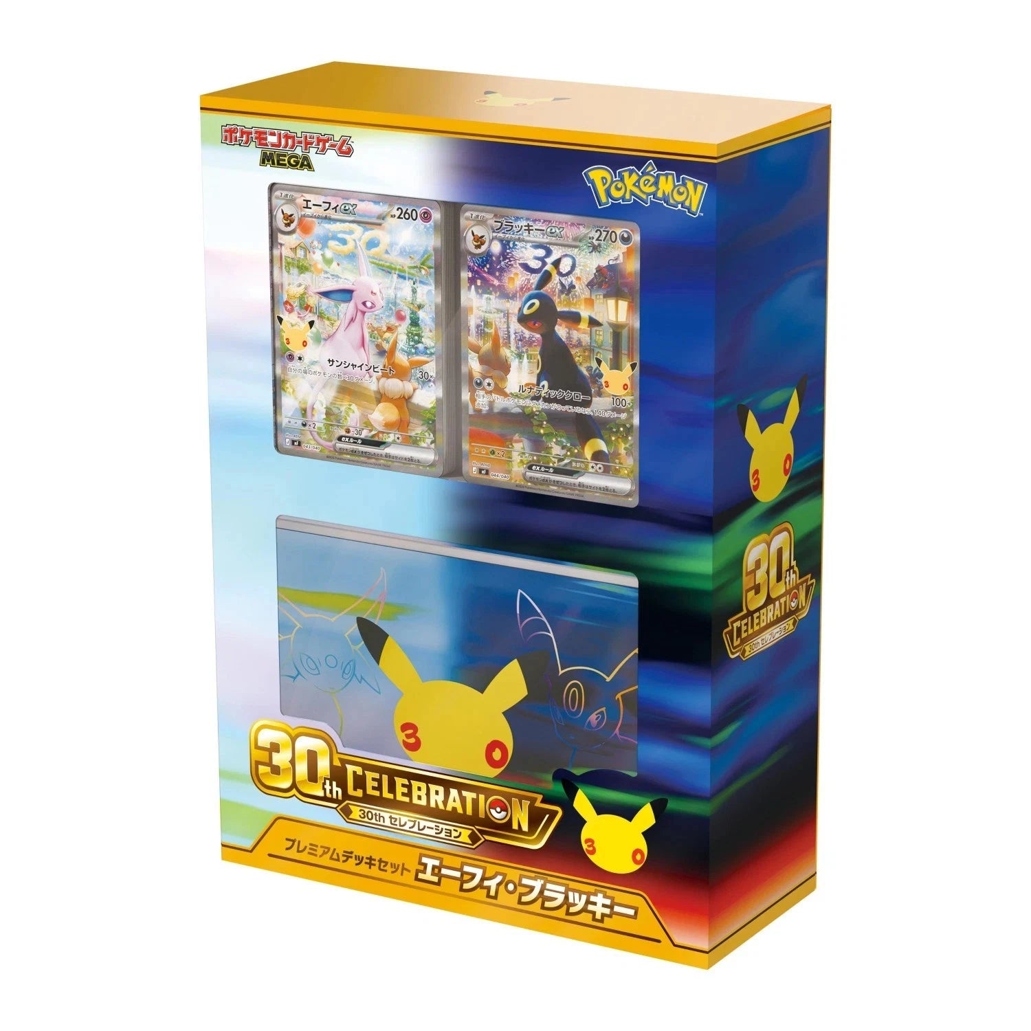 Pokemon Japanese Premium Deck Set - Mega 30th Celebration Espeon & Umbreon