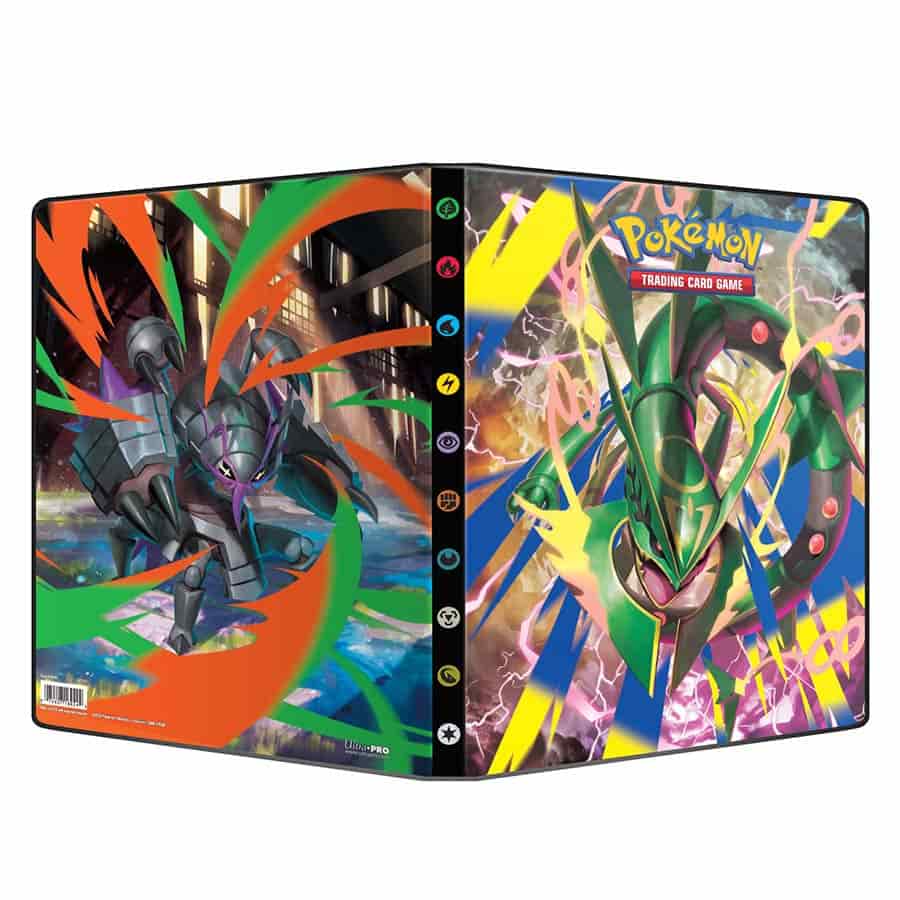 Pokemon Ultra Pro 9 Pocket Portfolio Binder - Mega Evolution: Delta Reign - Mega Rayquaza & Golisopod