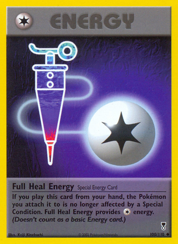 Full Heal Energy - 100/110 Legendary Collection Uncommon Pokemon - NM