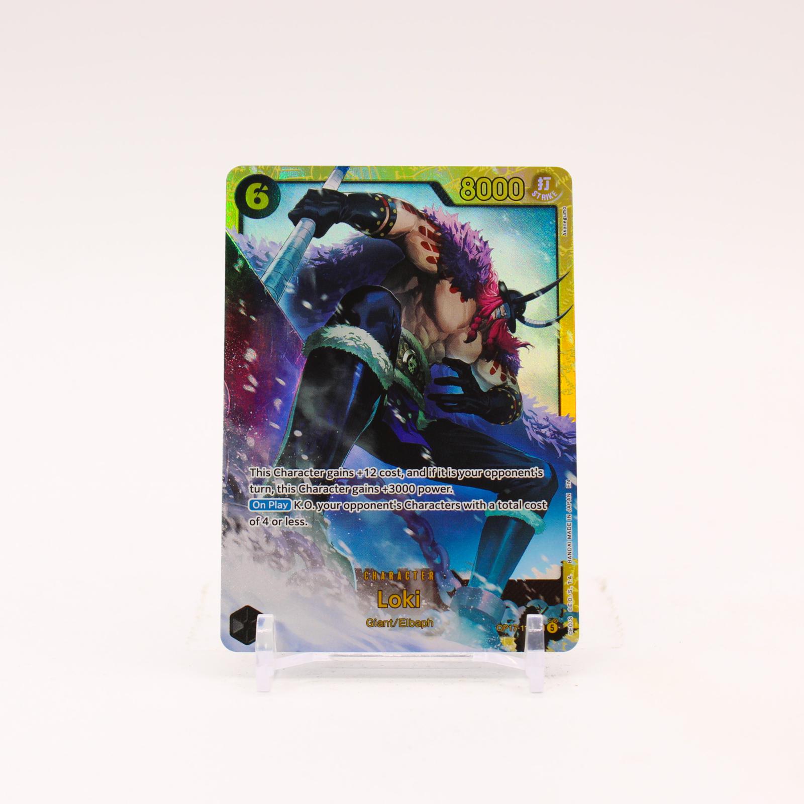 Loki - OP17-119 The World's Strongest Warriors Foil SEC One Piece - NM