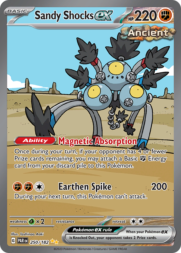 Sandy Shocks ex - 250/182 Paradox Rift Special Illustration Rare Holo Pokemon - NM