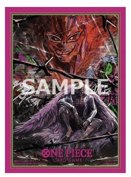 One Piece Bandai Card Game Official Sleeves: Set 4 - Donquixote Doflamigo (70 Pack)