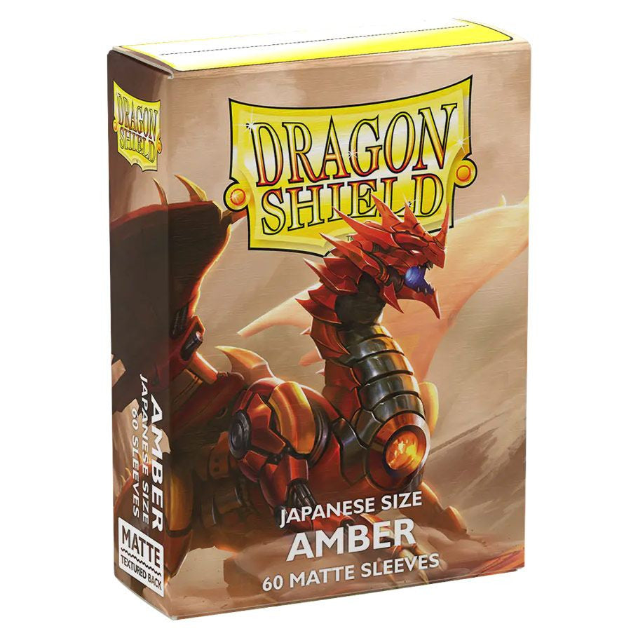Dragon Shield JAPANESE Card Sleeves - Matte Amber (60 count)
