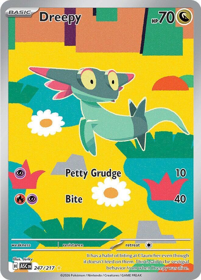Dreepy - 247/217 Ascended Heroes Illustration Rare Pokemon - NM/MINT