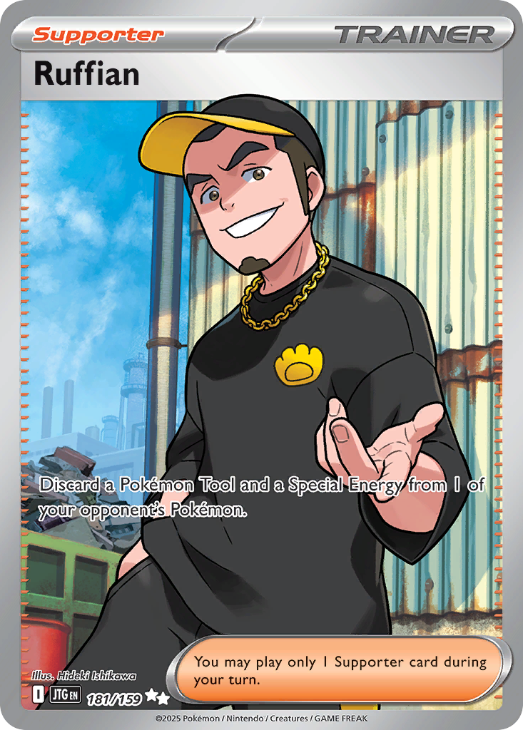Ruffian - 181/159 Journey Together Ultra Rare Holo Pokemon - NM