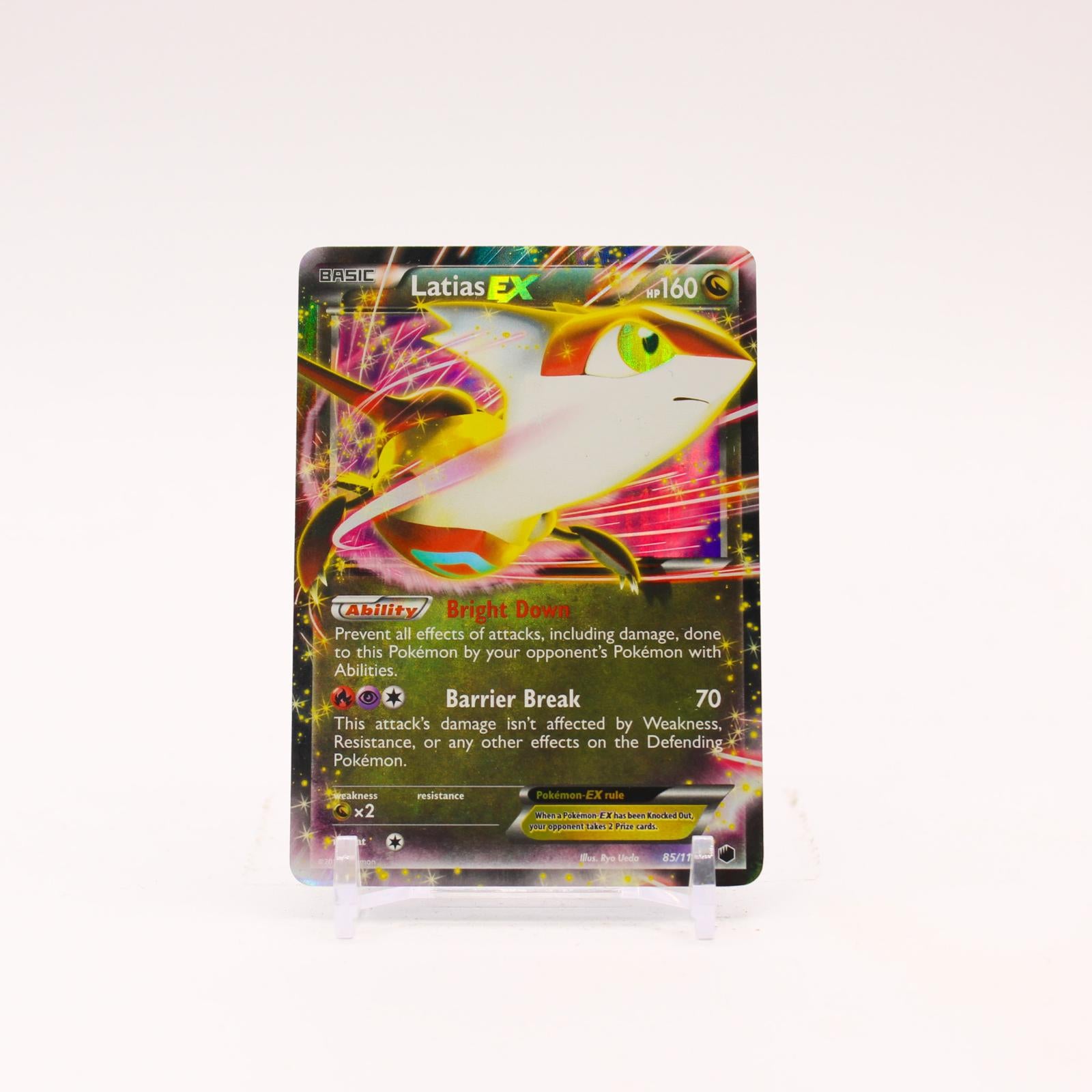 Latias EX - 85/116 Plasma Freeze Holo Ultra Rare Pokemon - LP/MP
