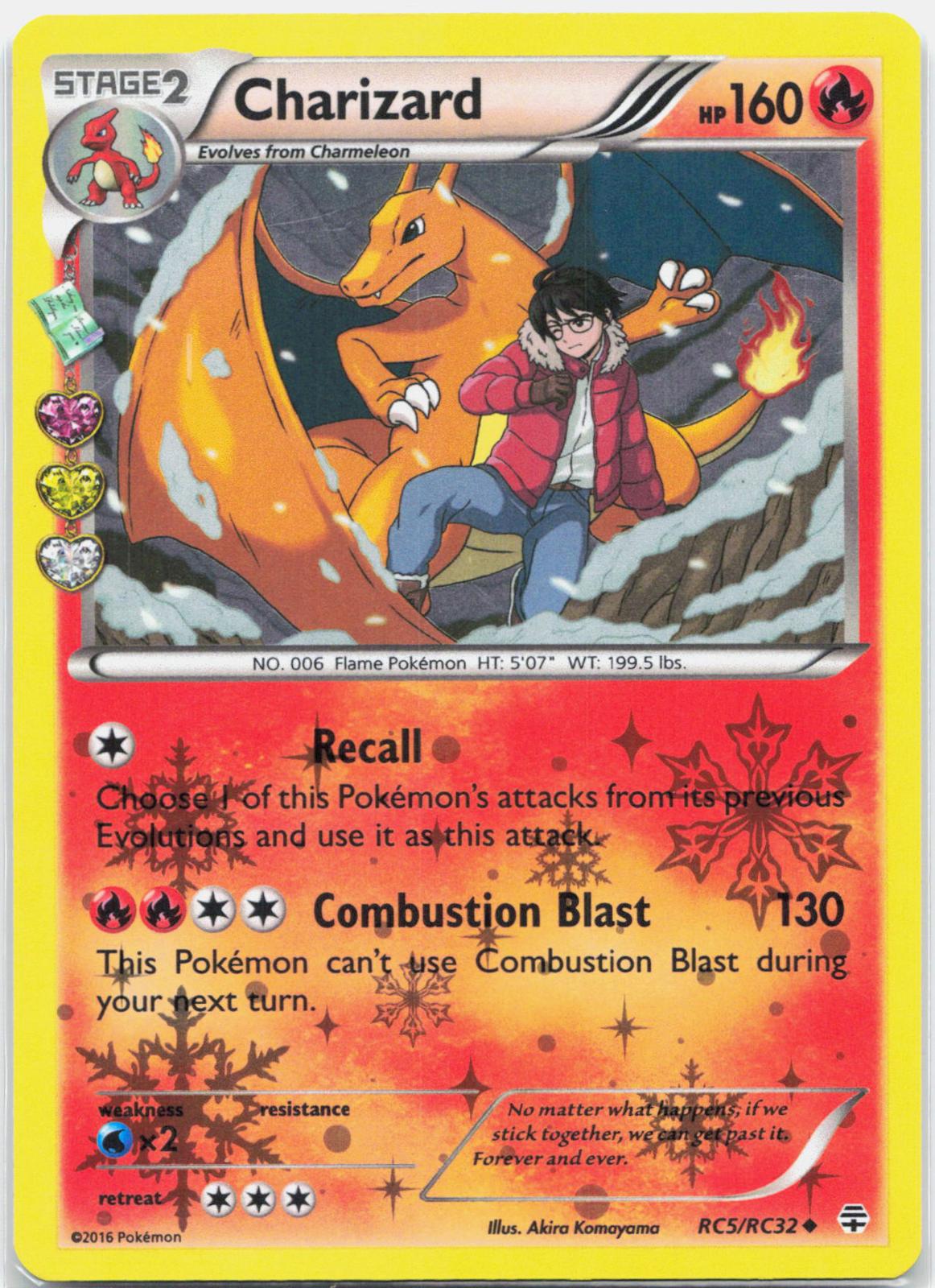 Charizard - RC5/RC32 Generations Holo Uncommon Pokemon - NM/LP