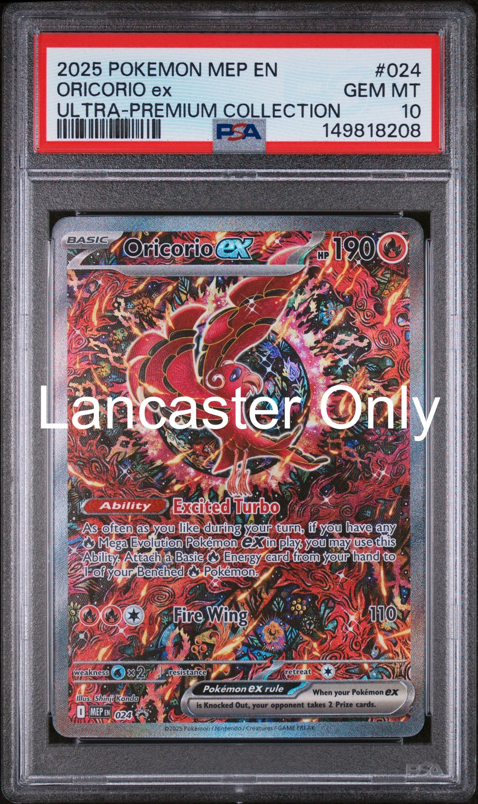 Oricorio EX - 024 PSA 10 Black Star Promo Ultra Premium Collection Pokemon
