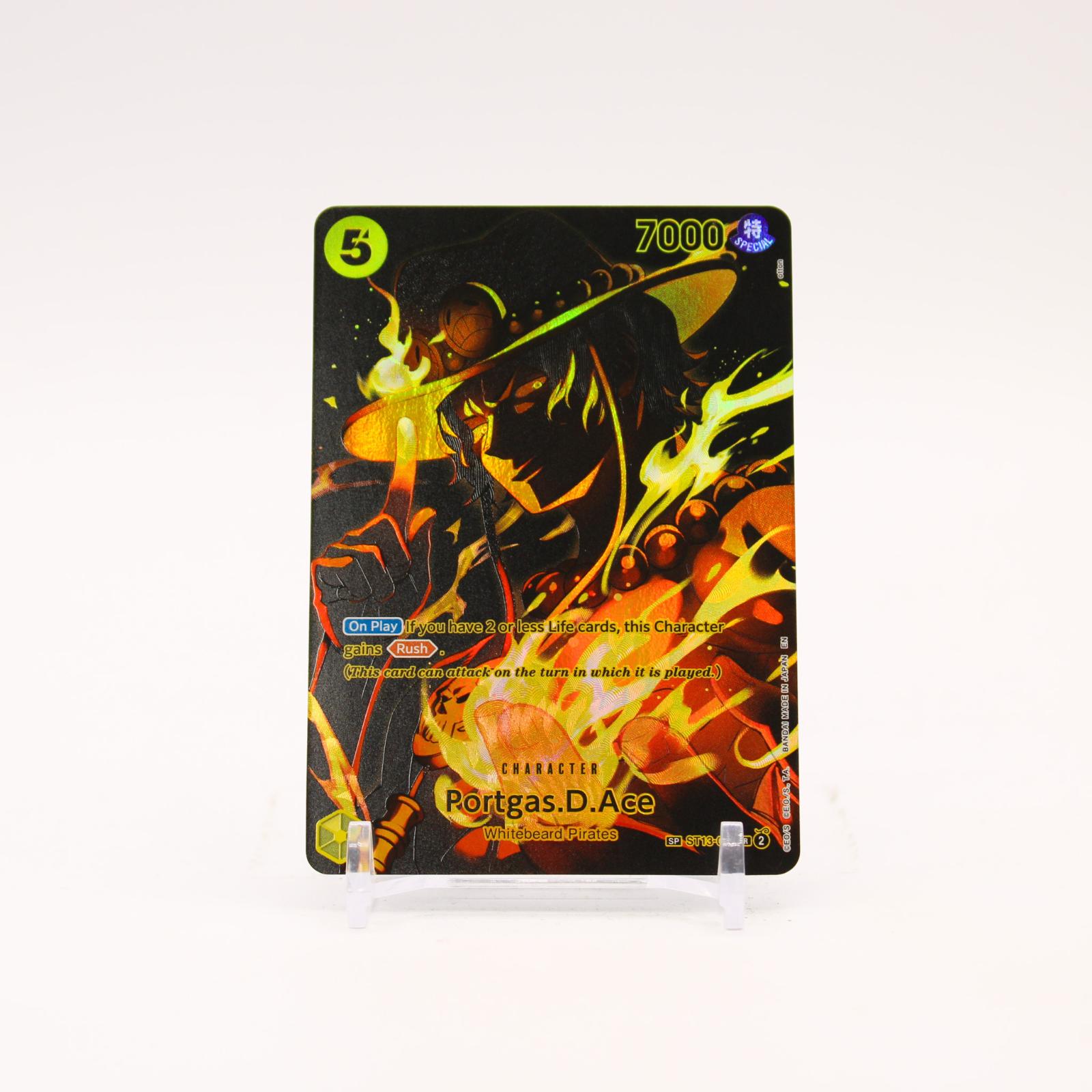 Portgas.D.Ace SP - ST13-011 Legacy of the Master Foil SR One Piece - NM