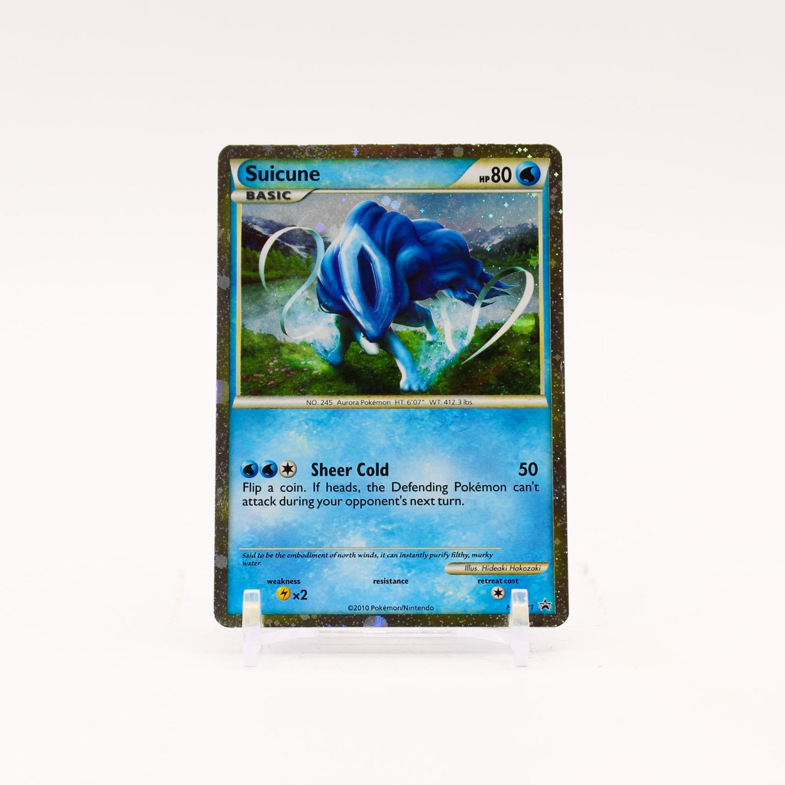Suicune - HGSS21 HeartGold & SoulSilver Holo Promo Pokemon - LP/MP