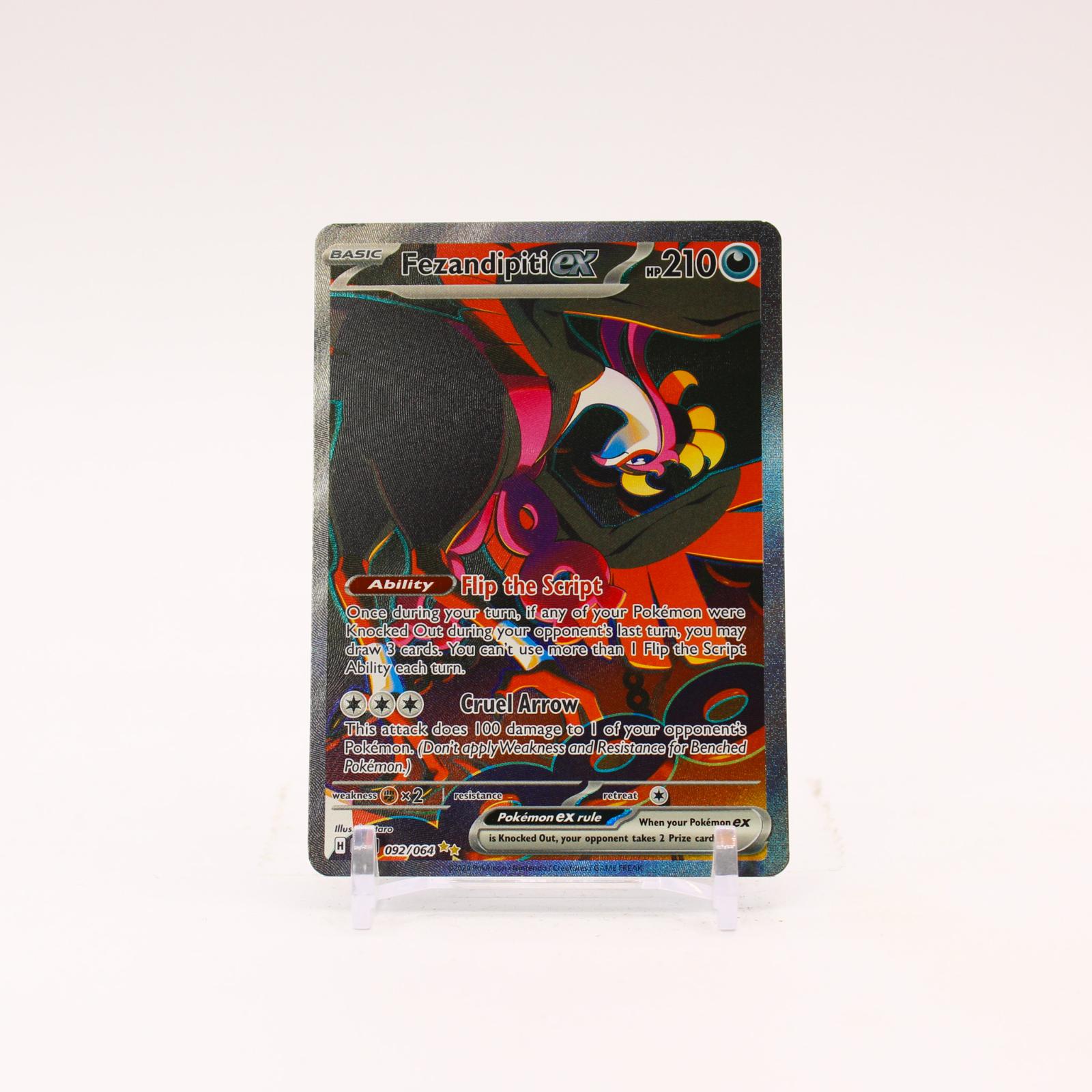 Fezandipiti ex - 092/064 Shrouded Fable Special Illustration Pokemon - NM/LP