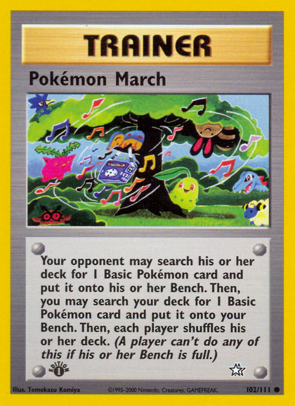 Pokemon March - 102/111 Neo Genesis Common Unlimited Pokemon - NM