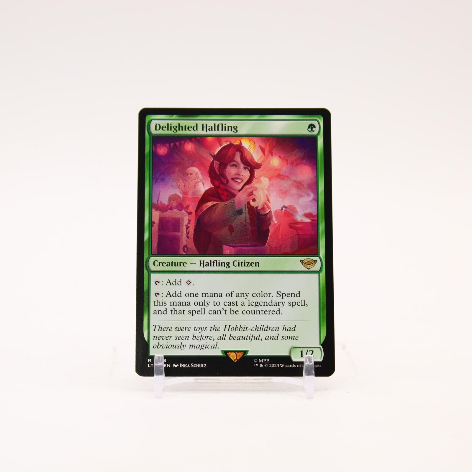 Delighted Halfling - 158 The Lord of the Rings Rare Magic - NM