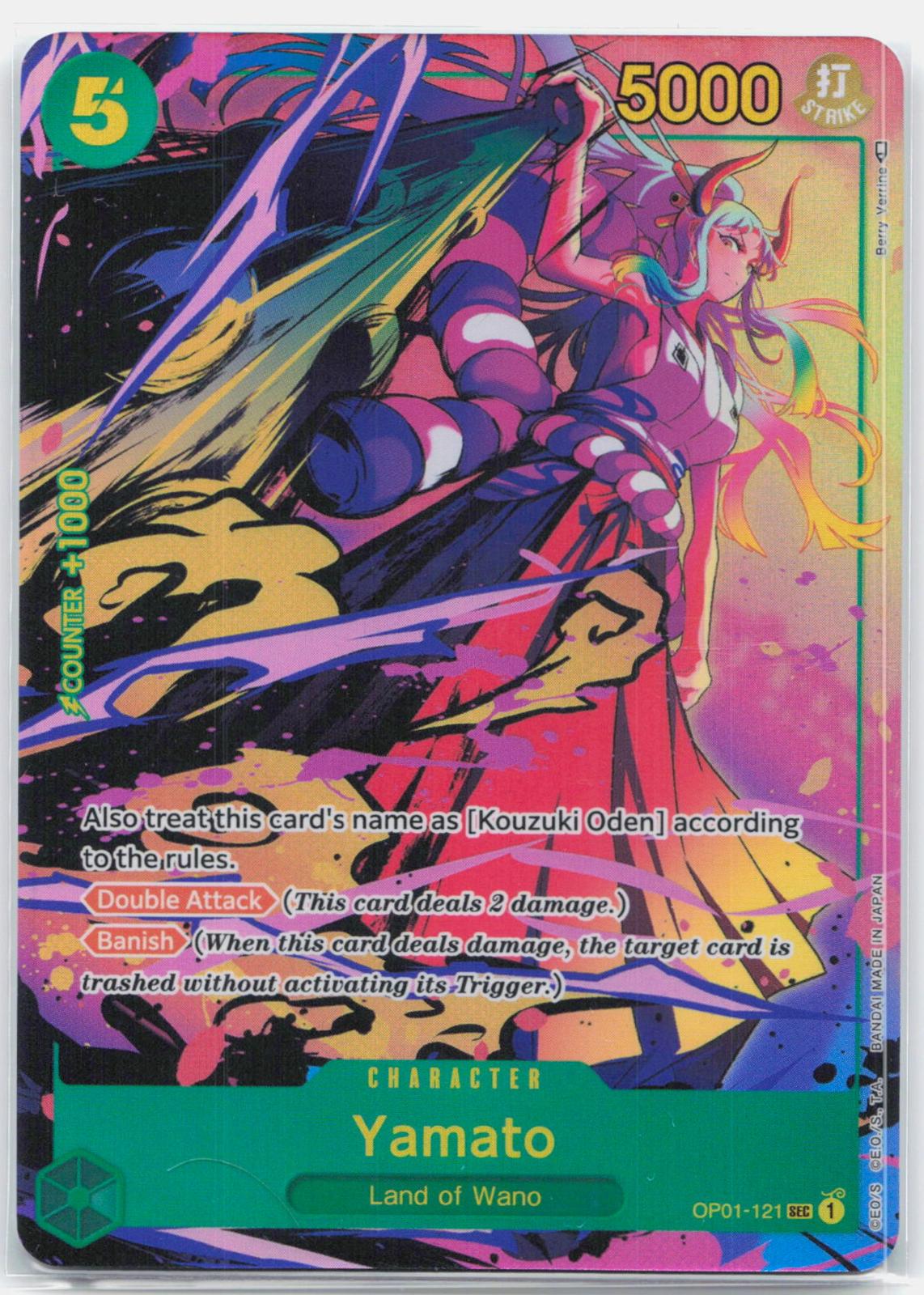 Yamato Parallel - OP01-121 Romance Dawn SEC One Piece - NM/MINT