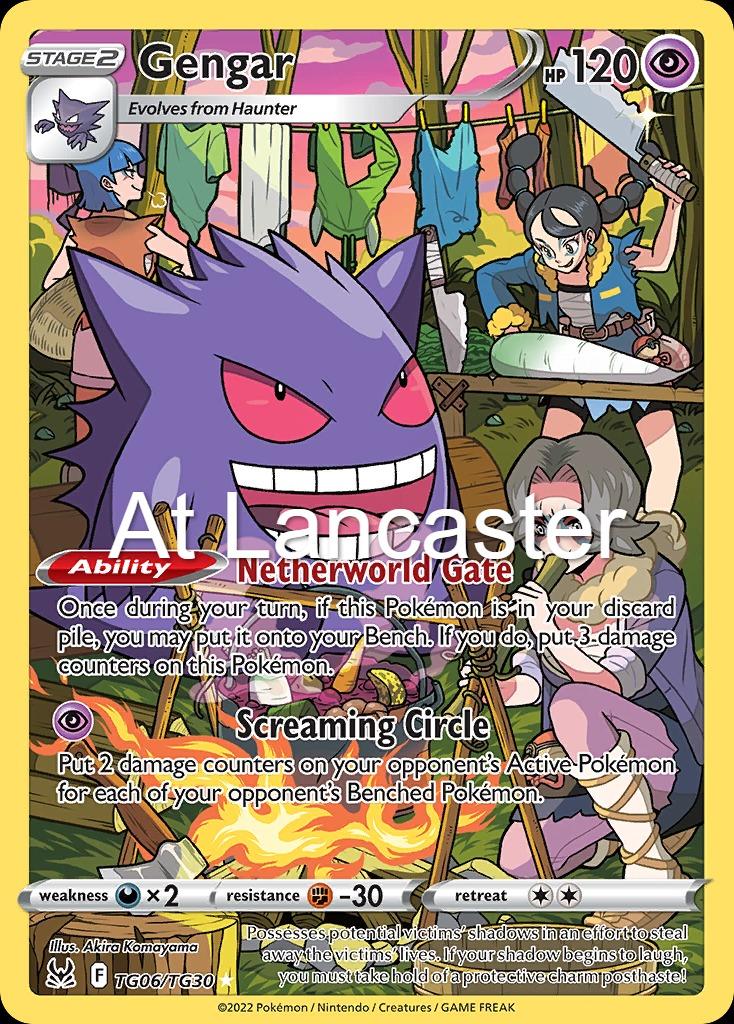 Gengar - TG06/TG30 Lost Origin Trainer Gallery Trainer Gallery Rare Pokemon - NM/LP (Lanc)