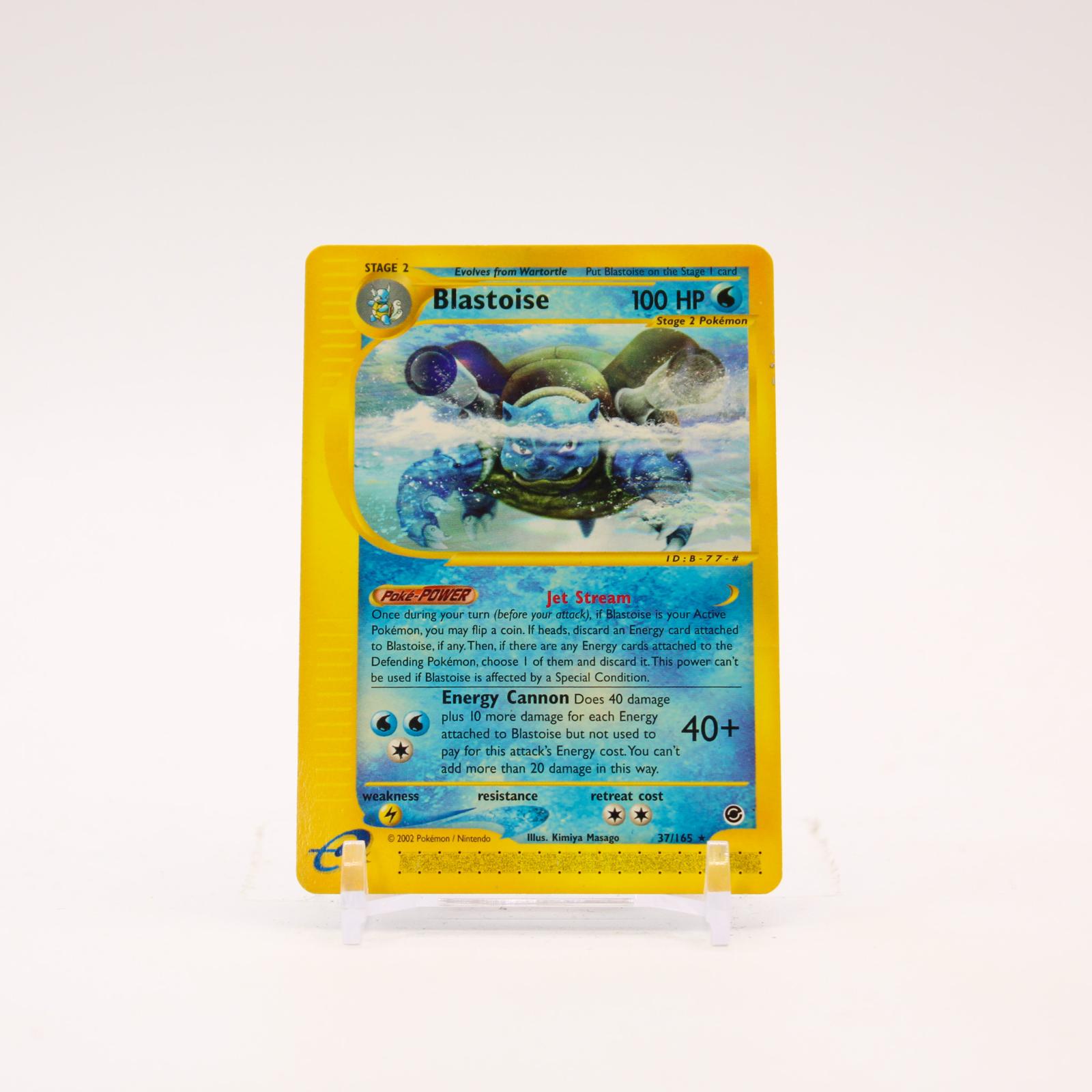Blastoise - 37/165 Expedition Base Set Rare Pokemon - HP