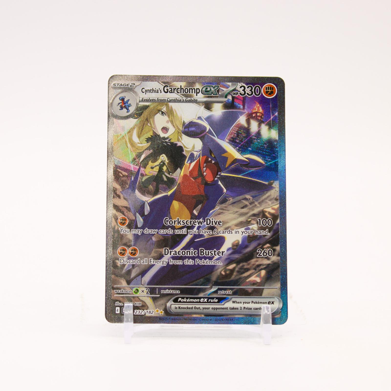 Cynthia's Garchomp ex - 232/182 Destined Rivals Special Illustration Pokemon - NM