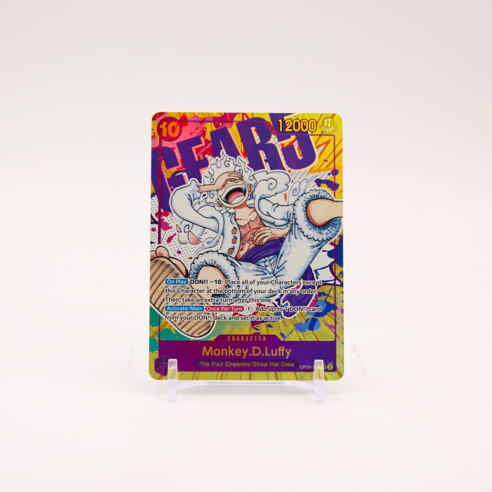 Monkey.D.Luffy Alternate Art - OP05-119 Awakening of the New Era SEC One Piece - NM