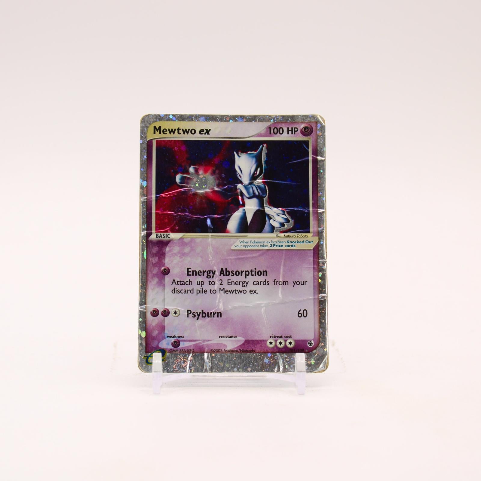 Mewtwo ex - 101/109 Ruby & Sapphire Holo Ultra Rare Pokemon - DMG