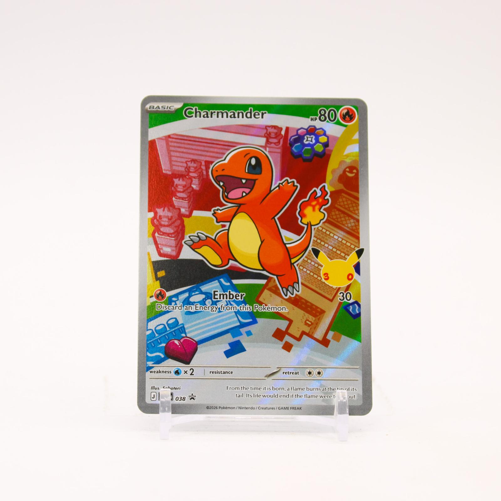 Charmander - MEP038 Mega Evolution First Partner Promo Pokemon - NM
