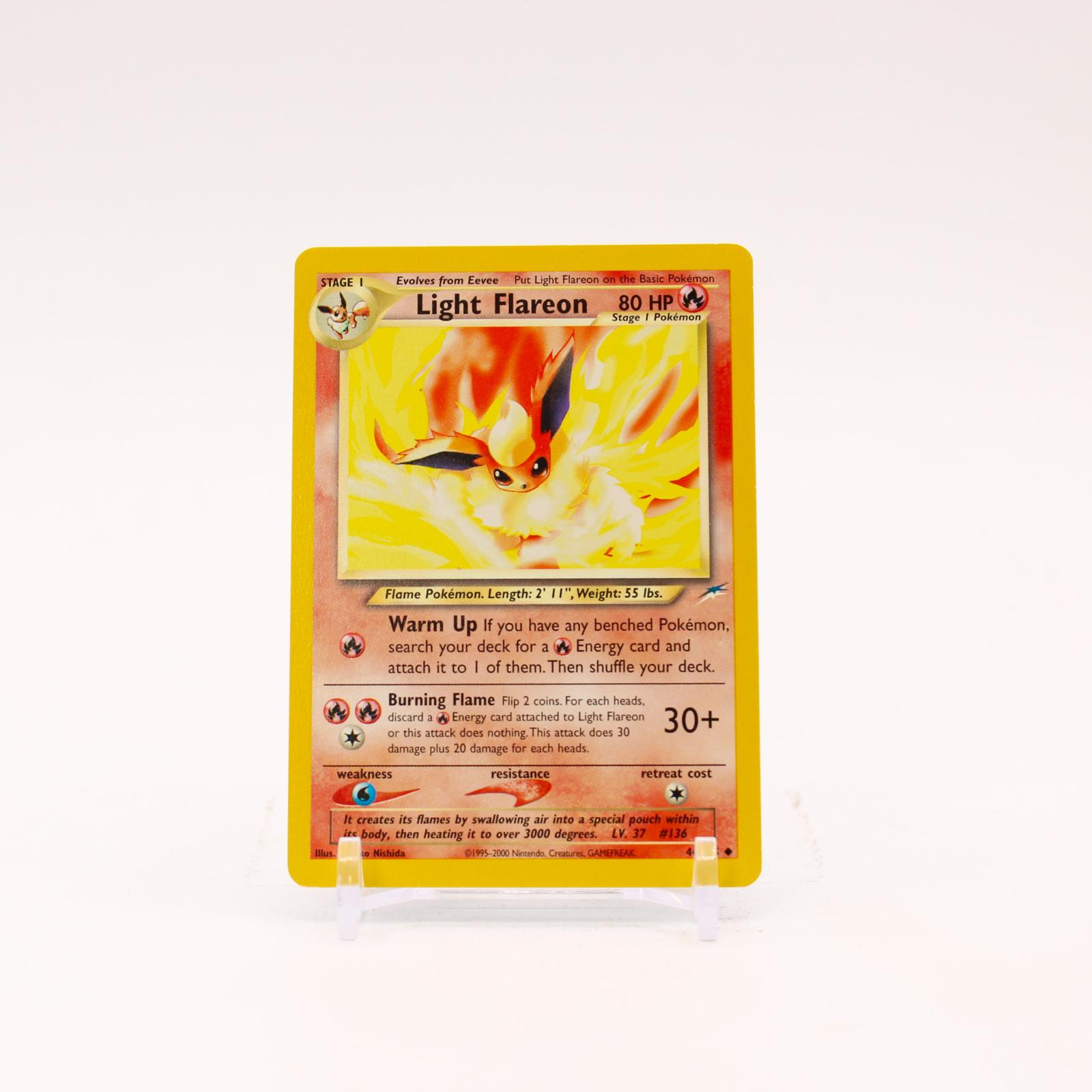 Light Flareon - 46/105 Neo Destiny Unlimited Uncommon Pokemon - LP