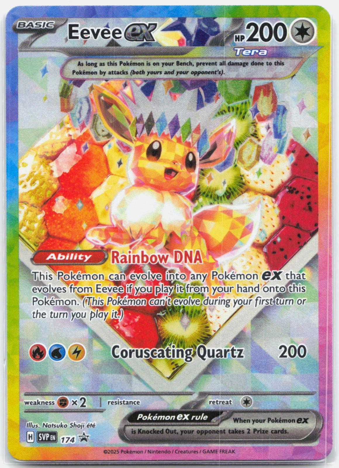 Eevee ex - SVP174 Scarlet & Violet Promo Alternate Art Pokemon - NM/MINT