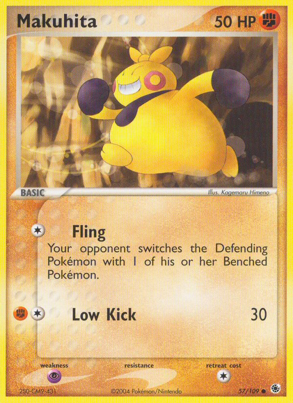 Makuhita - 57/109 Ruby & Sapphire Common Pokemon - NM