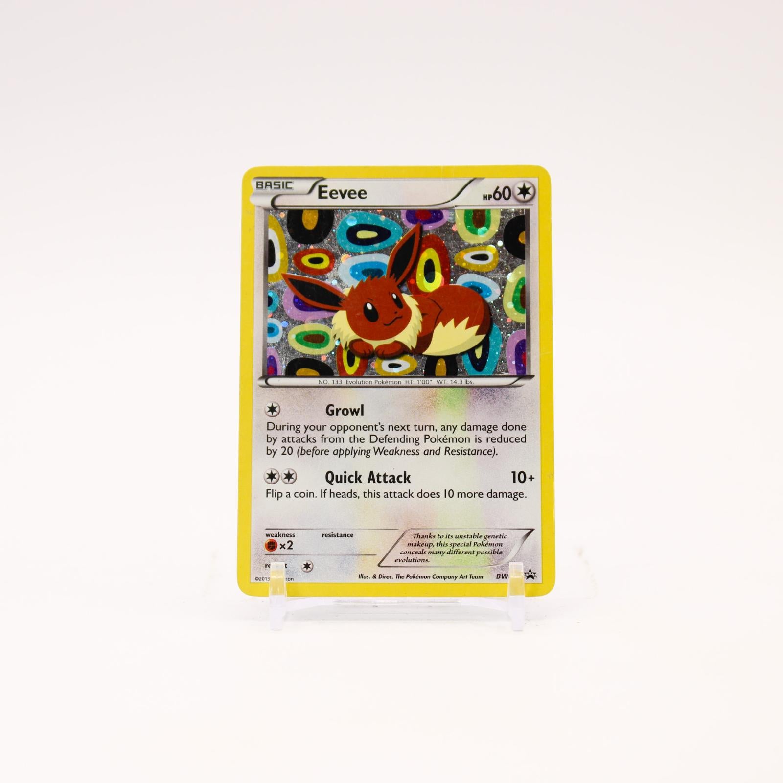 Eevee - BW94 Black And White Holo Promo Pokemon - HP