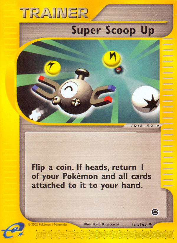Super Scoop Up - 151/165 Expedition Base Set Uncommon Pokemon - NM
