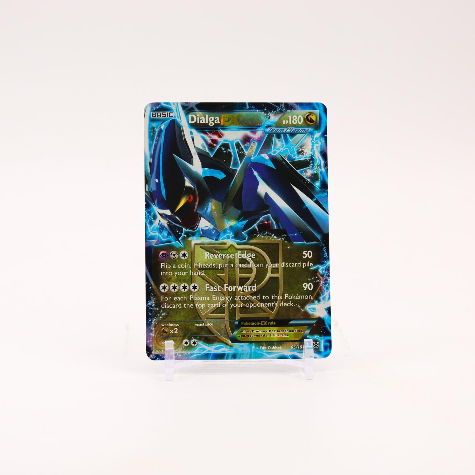 Dialga EX - 65/101 Plasma Blast Ultra Rare Pokemon - NM/LP