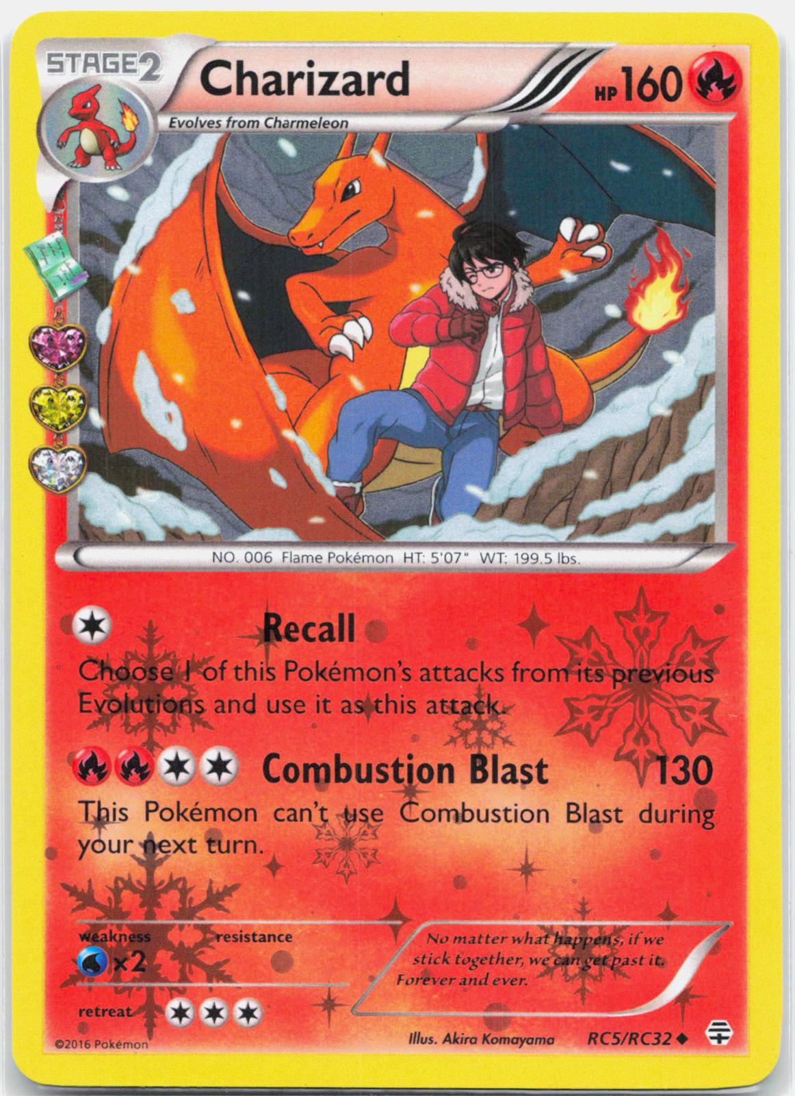 Charizard - RC5/RC32 Generations Holo Uncommon Pokemon - LP