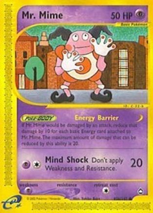 Mr. Mime (95b) - 95b/147 Aquapolis Common Pokemon - NM