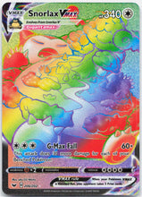Load image into Gallery viewer, Snorlax VMAX - 206/202 Sword &amp; Shield Holo Rainbow Rare Pokemon - NM/MINT
