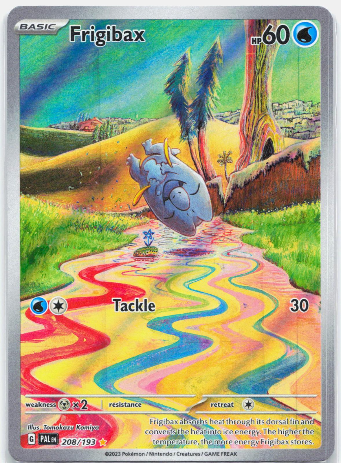 Frigibax - 208/193 Paldea Evolved Illustration Rare Pokemon - NM/LP