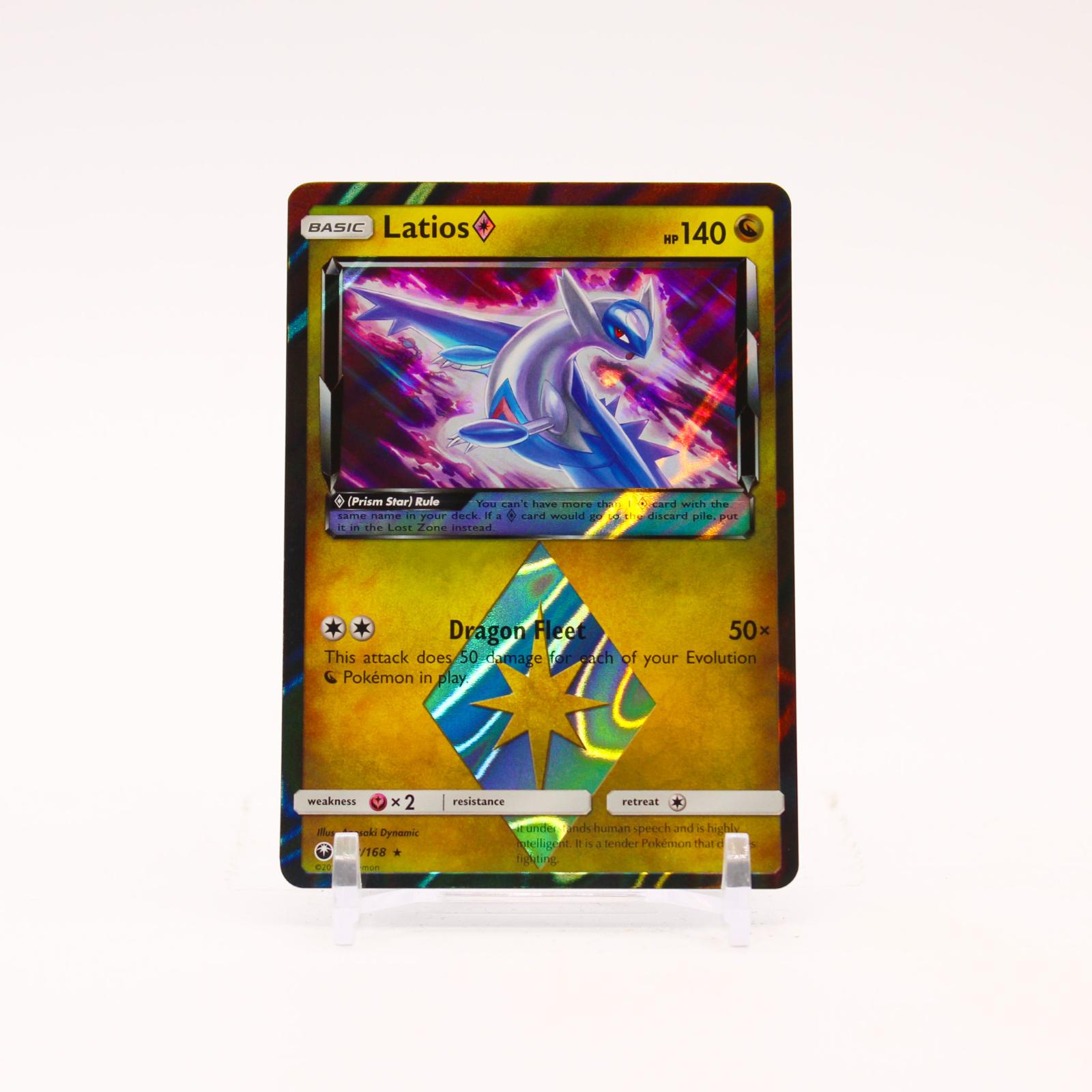 Latios - 108/168 Celestial Storm Holo Prism Star Rare Pokemon - NM/LP