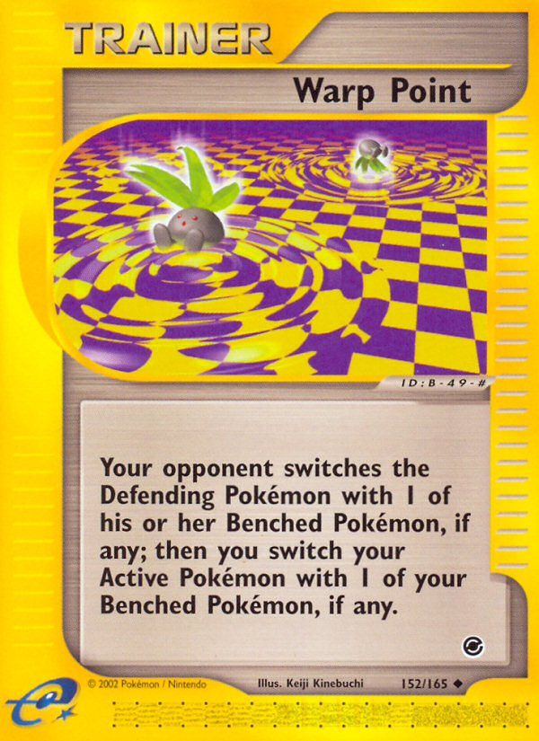 Warp Point - 152/165 Expedition Base Set Uncommon Pokemon - NM