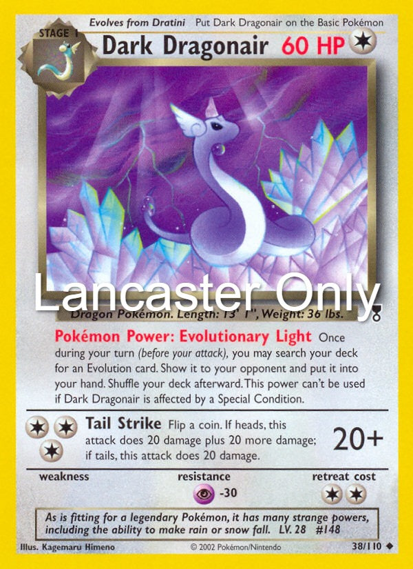 Dark Dragonair - 38/110 Legendary Collection Reverse Holo Uncommon Pokemon - DMG (Lanc)