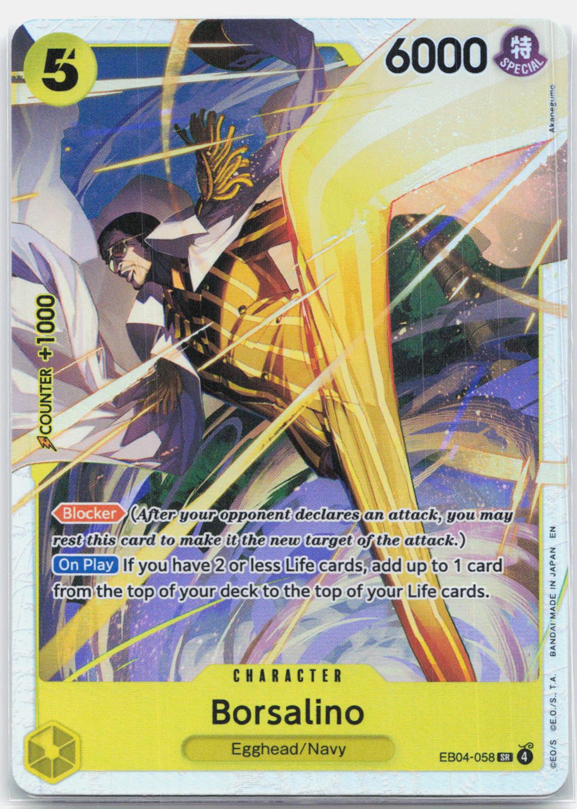 Borsalino - EB04-058 Adventure on Kami's Island SR One Piece - NM/MINT