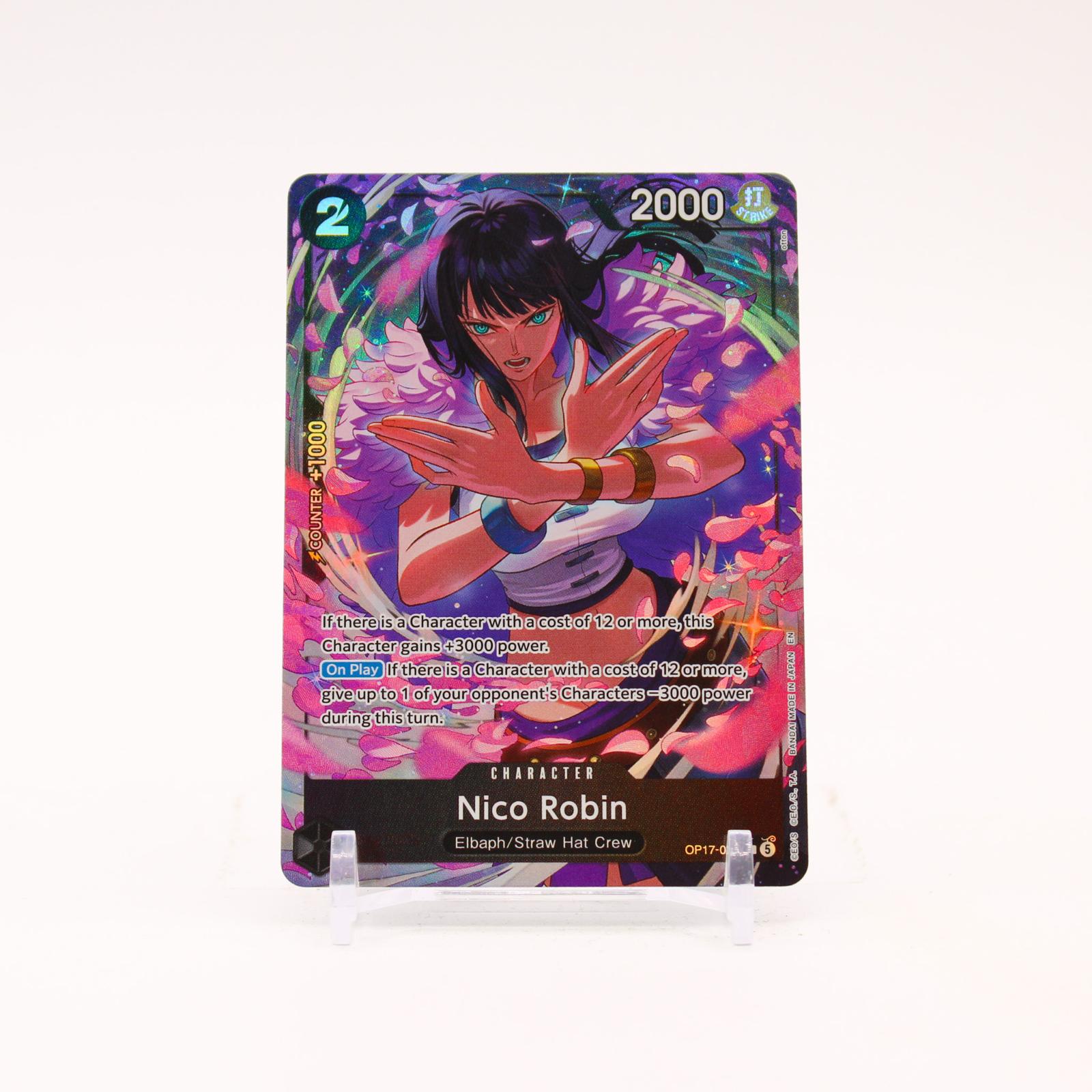 Nico Robin Alternate Art - OP17-087 The World's Strongest Warriors R One Piece - NM/MINT