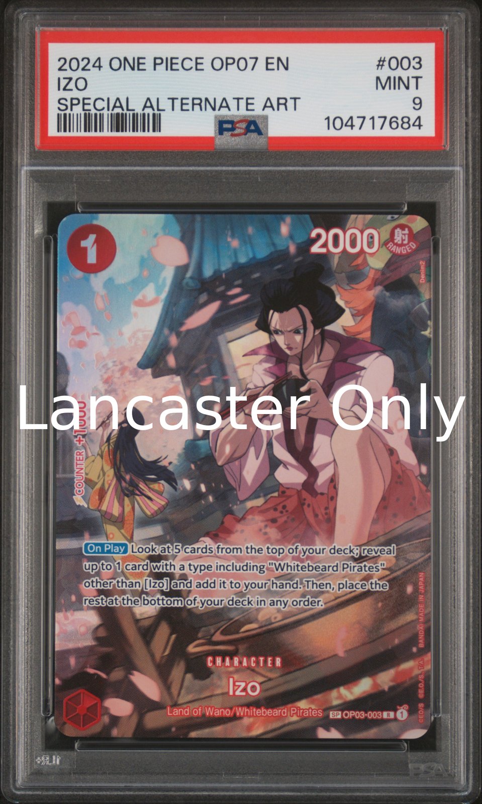 Izo - 003 PSA 9 Special Alternate Art One Piece - (Lanc)