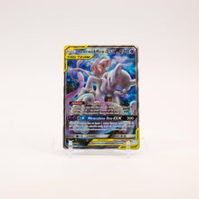 Load image into Gallery viewer, Mewtwo &amp; Mew GX - SM191 Black Star Promo Alternate Art Pokemon - NM
